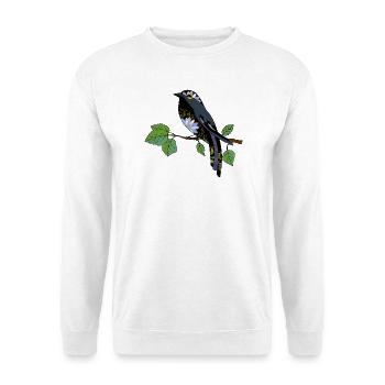 Colorful bird - Unisex Sweatshirt - white - Front