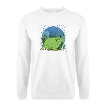 Grenouille - Sweat-shirt Unisexe - blanc - Devant