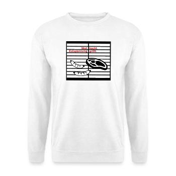 Entspannung grillt - Unisex Pullover - Weiß - Vorne
