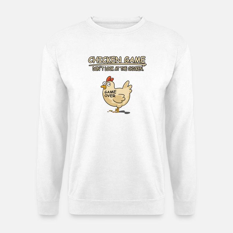 GAMER CHICKEN - Unisex Pullover - Weiß