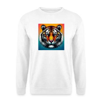 tiger - Unisex Sweatshirt - white - Front