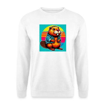 beaver - Unisex Sweatshirt - white - Front
