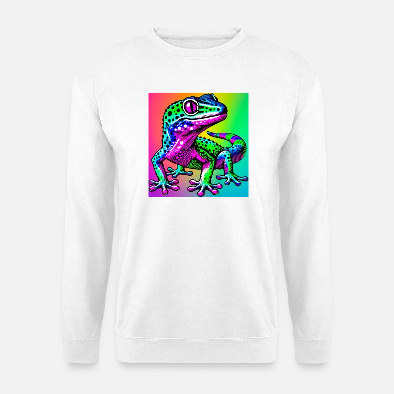 Gecko - Unisex Pullover - Weiß