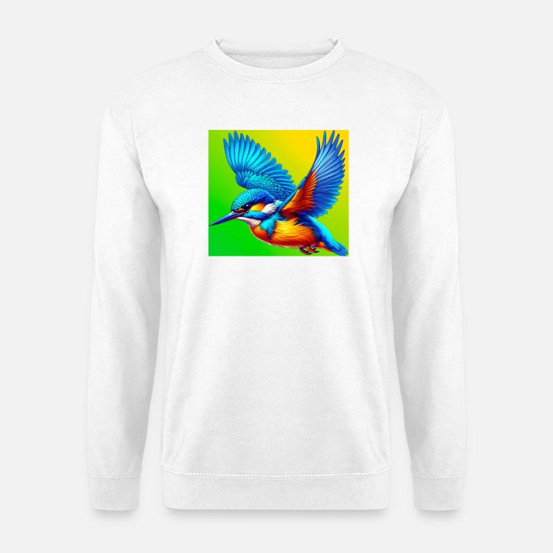 Eisvogel - Unisex Pullover - Weiß