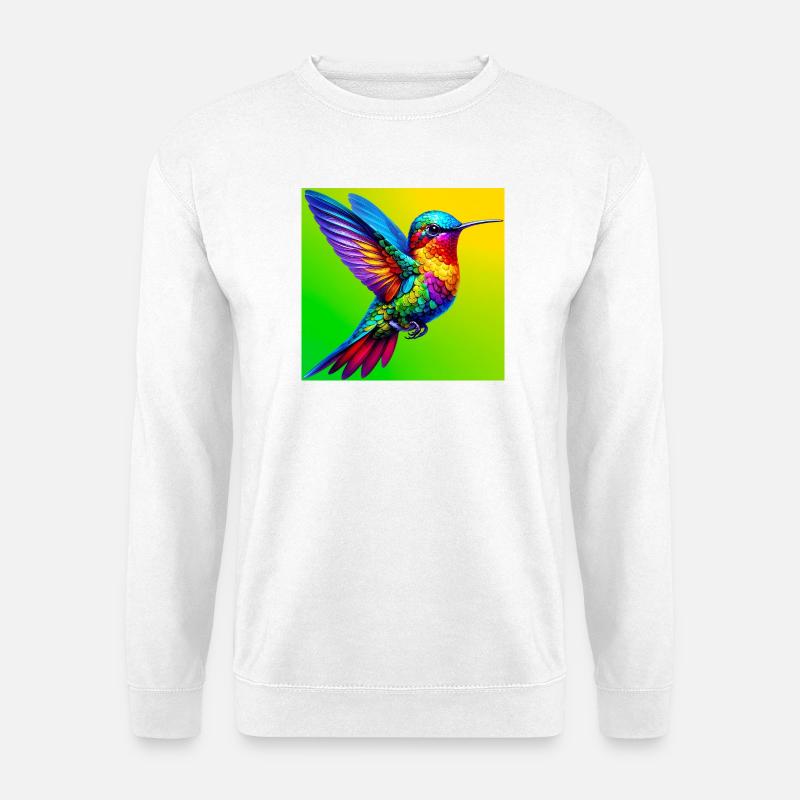 Kolibri - Unisex Pullover - Weiß