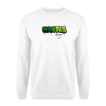 Nantes Graffiti Art Design - Unisex Sweatshirt - white - Front