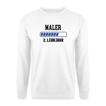 Training Painter 2nd year Painting Apprenticeship - Unisex Sweatshirt - white - Front