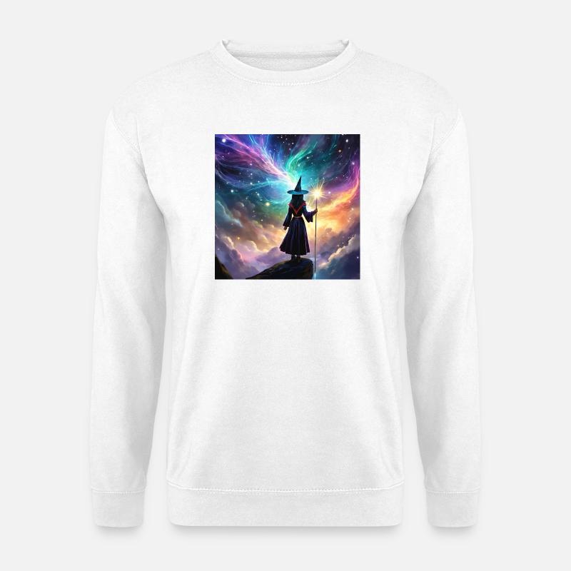 Magische Zauberin - Sei das Licht im Dunkeln  - Unisex Pullover - Weiß
