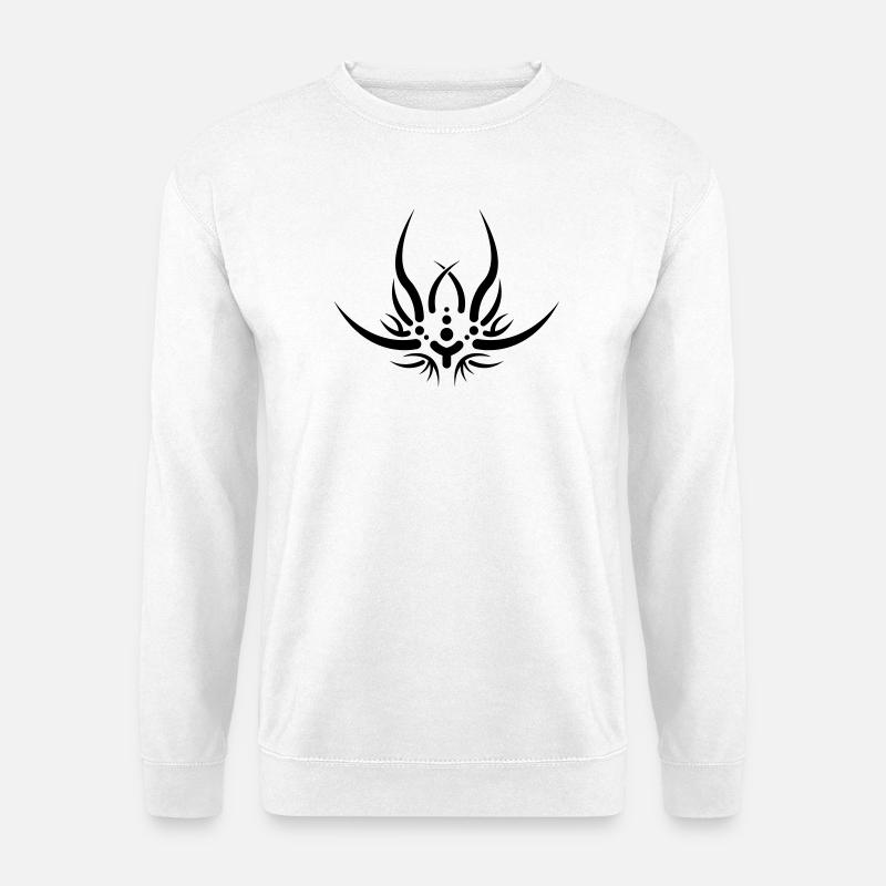 Tribal 5 von Helfspawn - Unisex Pullover - Weiß