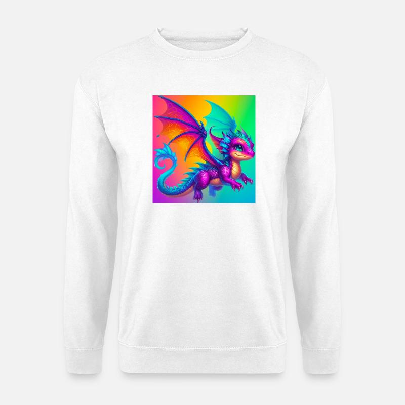 dragon - Unisex Sweatshirt - white