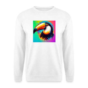 toucan - Unisex Sweatshirt - white - Front