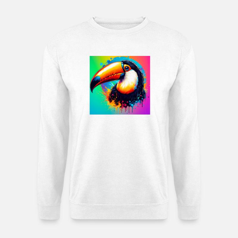 toucan - Unisex Sweatshirt - white