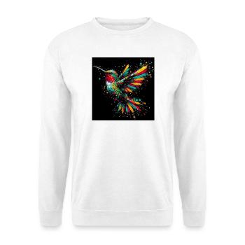 Kolibri - Unisex Pullover - Weiß - Vorne