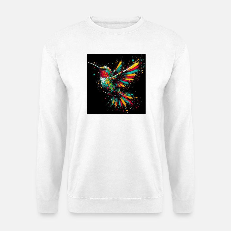 Kolibri - Unisex Pullover - Weiß