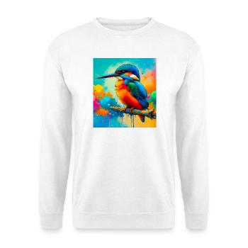 martin-pêcheur - Sweat-shirt Unisexe - blanc - Devant