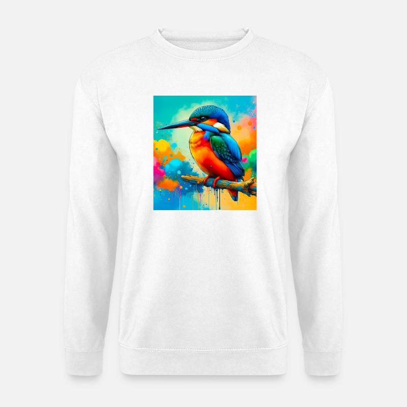 Eisvogel - Unisex Pullover - Weiß