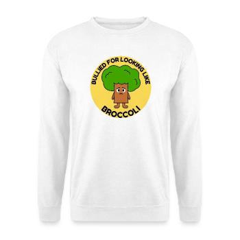 Funny Broccoli Comic Bullying Tree Bullying - Unisex Sweatshirt - white - Front