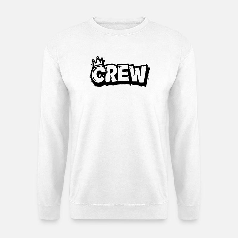Crew Graffiti - Unisex Pullover - Weiß
