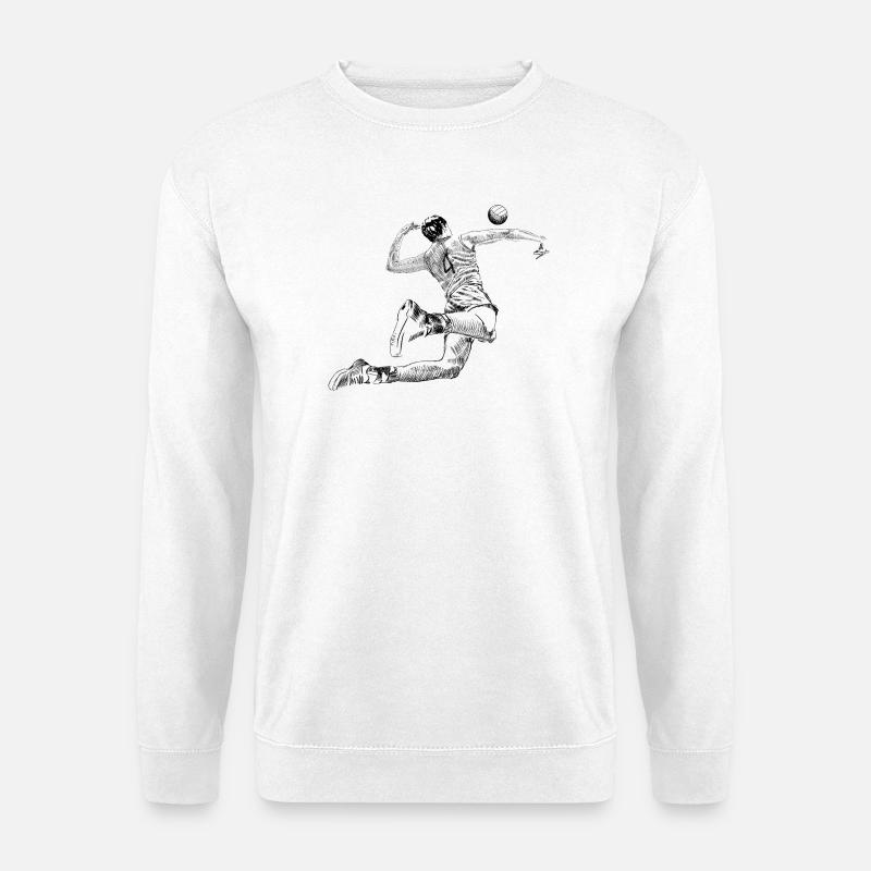 Volleyball - Unisex Pullover - Weiß