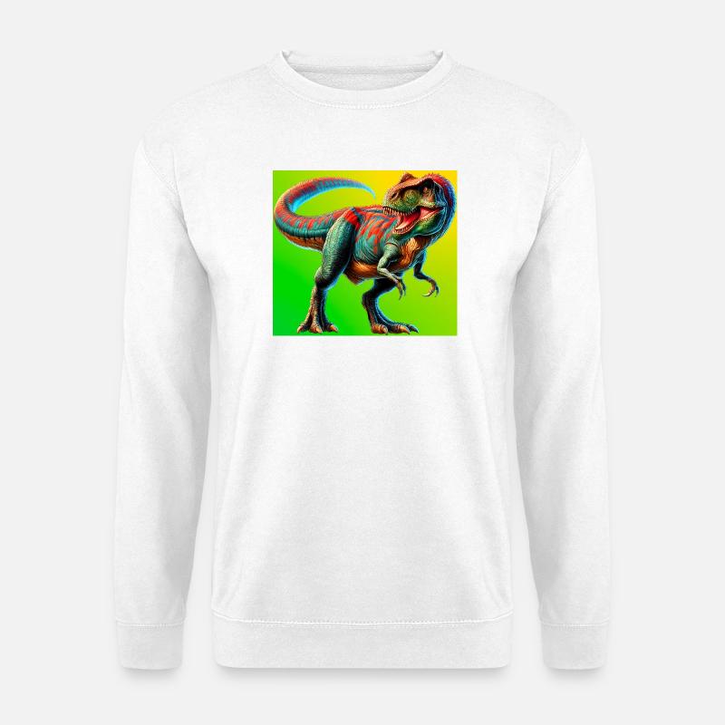 Dinosaurier - Unisex Pullover - Weiß
