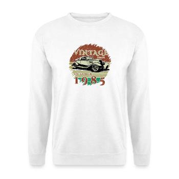 40th Birthday - Classic - Vintage since 10/1985 - Unisex Sweatshirt - white - Front