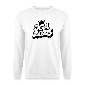 Jga 2025 Enterrement de vie de garçon Graffiti - Sweat-shirt Unisexe - blanc - Devant