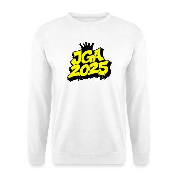 Enterrement de vie de garçon 2025 Enterrement de vie de garçon - Sweat-shirt Unisexe - blanc - Devant