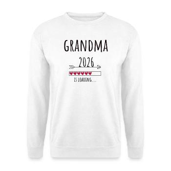 Grandma to be 2026 Gift Pregnancy - Unisex Sweatshirt - white - Front