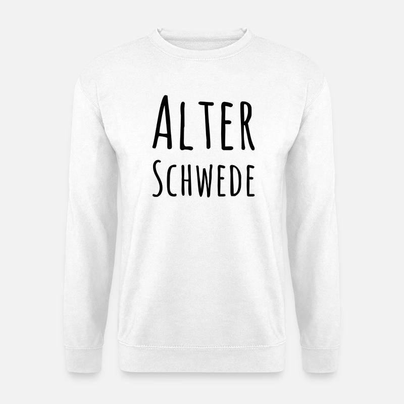 Alter Schwede Fun Design - Unisex Pullover - Weiß