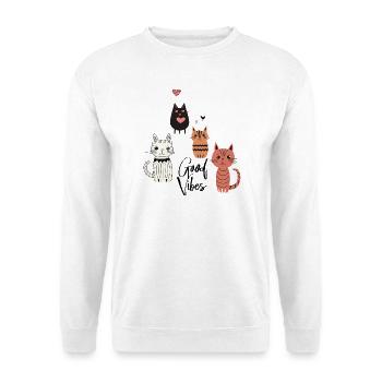 Playful Cats - Unisex Sweatshirt - white - Front
