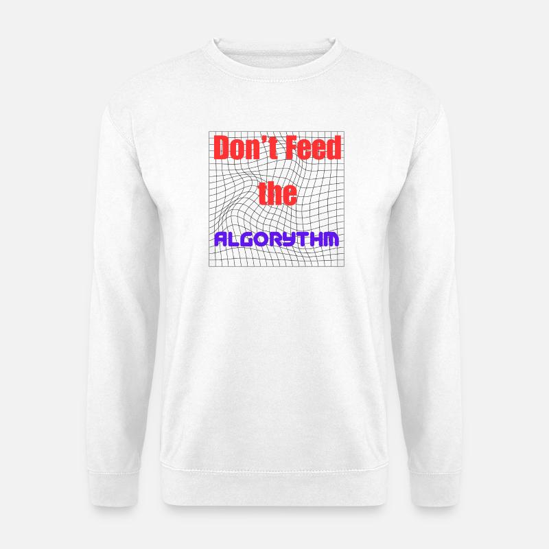 Motivation, Algorithmen zu schlagen - Unisex Pullover - Weiß