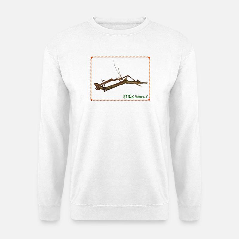 Echtes Stabinsekt T-Shirt - Unisex Pullover - Weiß