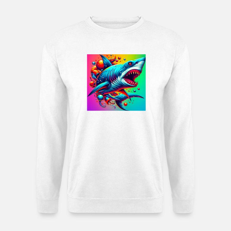 Hai - Unisex Pullover - Weiß
