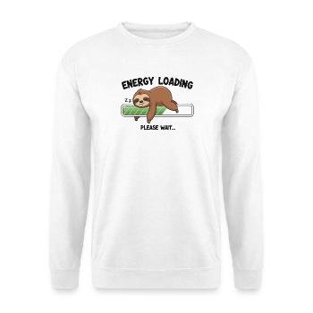 Battery Nap Mode - Unisex Sweatshirt - white - Front