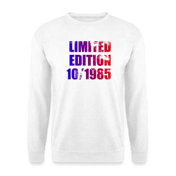 40e anniversaire Edition Limitée 10/1985 - Sweat-shirt Unisexe - blanc - Devant