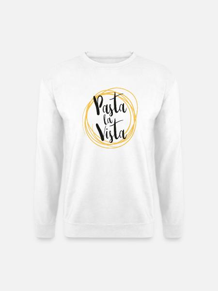 Pasta la Vista – Lustiges Food Design - Unisex Pullover - Weiß