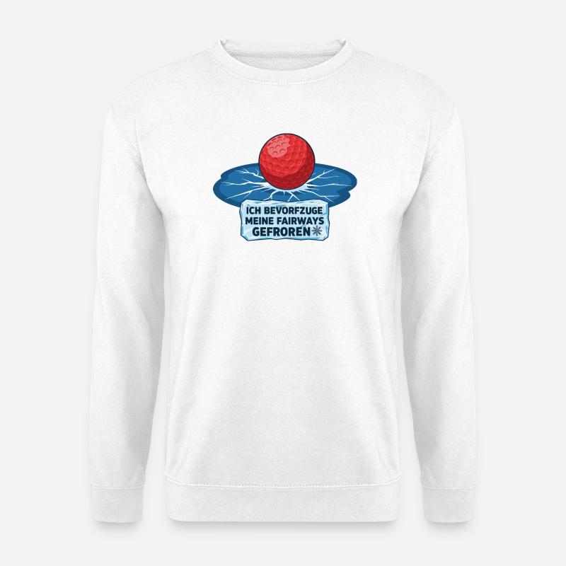 Fairways Gefroren - Unisex Pullover - Weiß