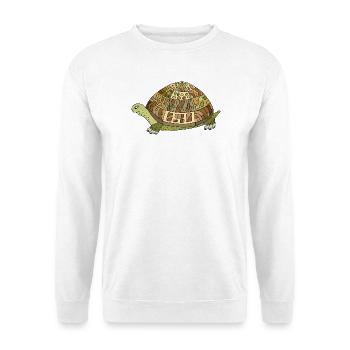 tortue - Sweat-shirt Unisexe - blanc - Devant