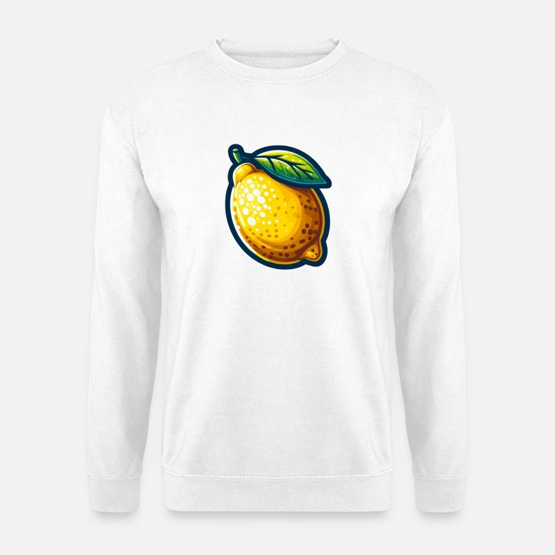 Vibrant Lemon - Unisex Sweatshirt - white