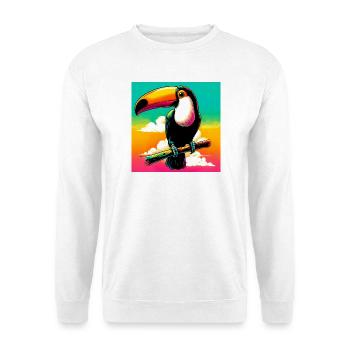 toucan - Sweat-shirt Unisexe - blanc - Devant