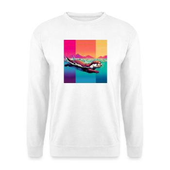 otter - Unisex Sweatshirt - white - Front