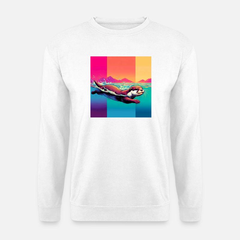 Otter - Unisex Pullover - Weiß