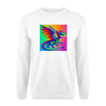dragon - Unisex Sweatshirt - white - Front