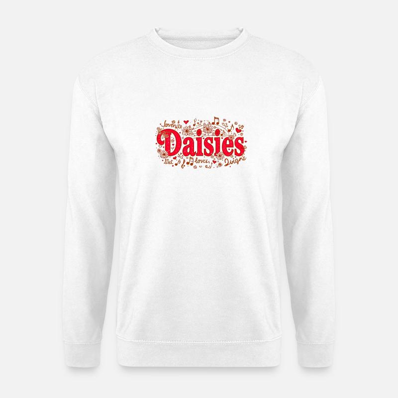 Fröhliches Damenlieder-Design - Unisex Pullover - Weiß