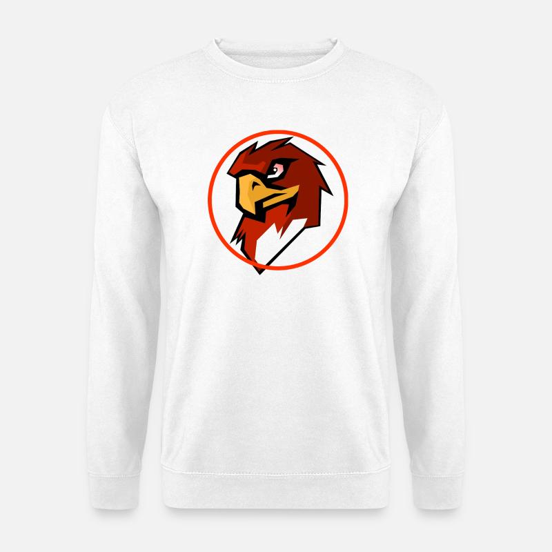 Red Hawk - Unisex Sweatshirt - white