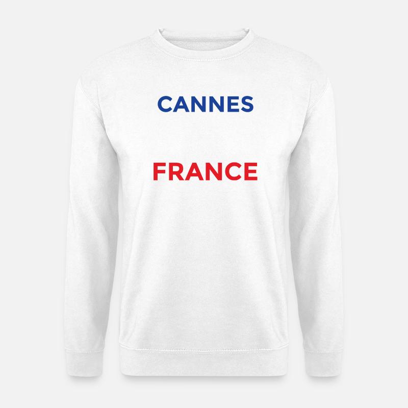 Cannes Liebe Frankreich Design - Unisex Pullover - Weiß