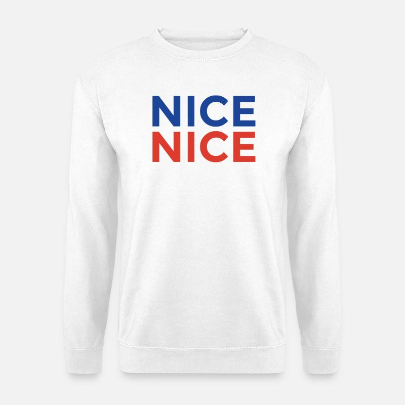 Nizza Andenken  - Unisex Pullover - Weiß