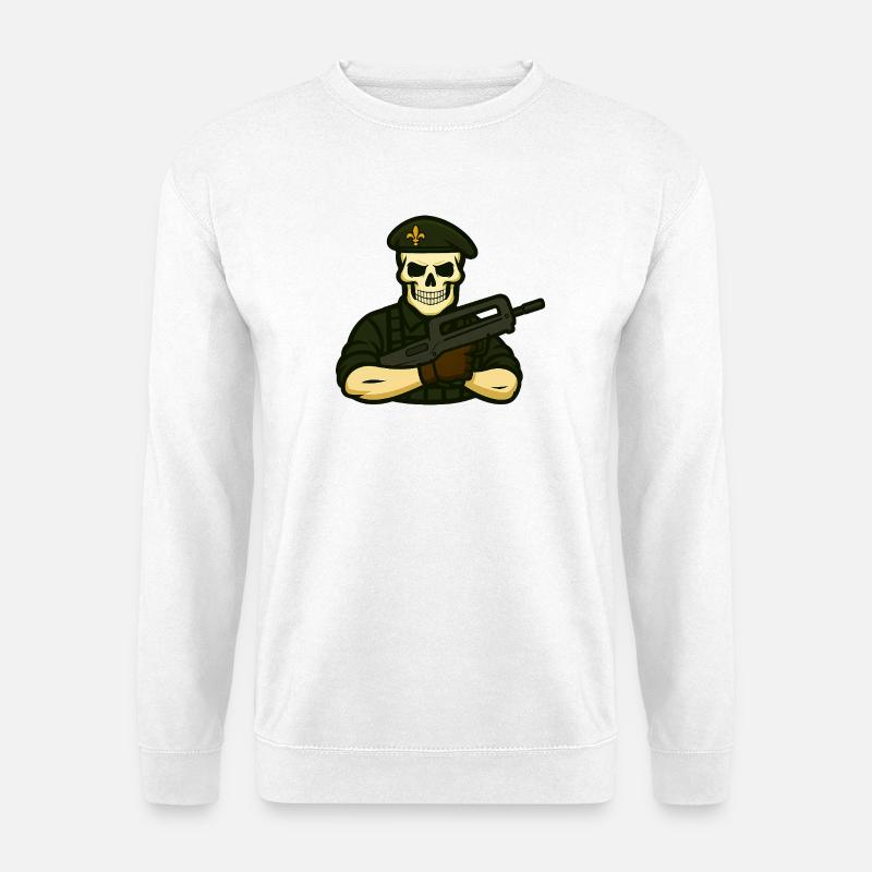 Fremder Schädeldier - Unisex Pullover - Weiß