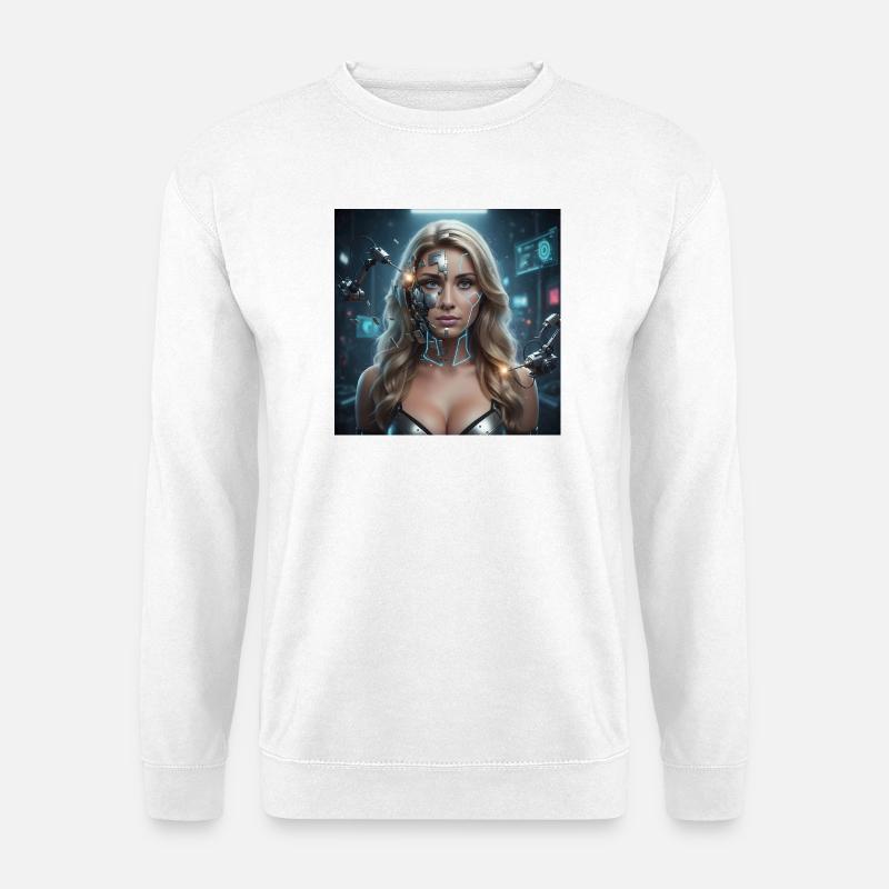 Kybernetische Maxima - Unisex Pullover - Weiß