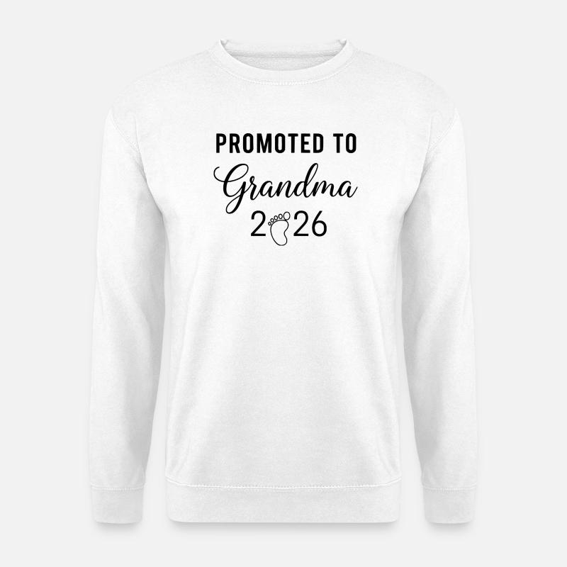 Promoted To Grandma 2026 - Unisex Pullover - Weiß